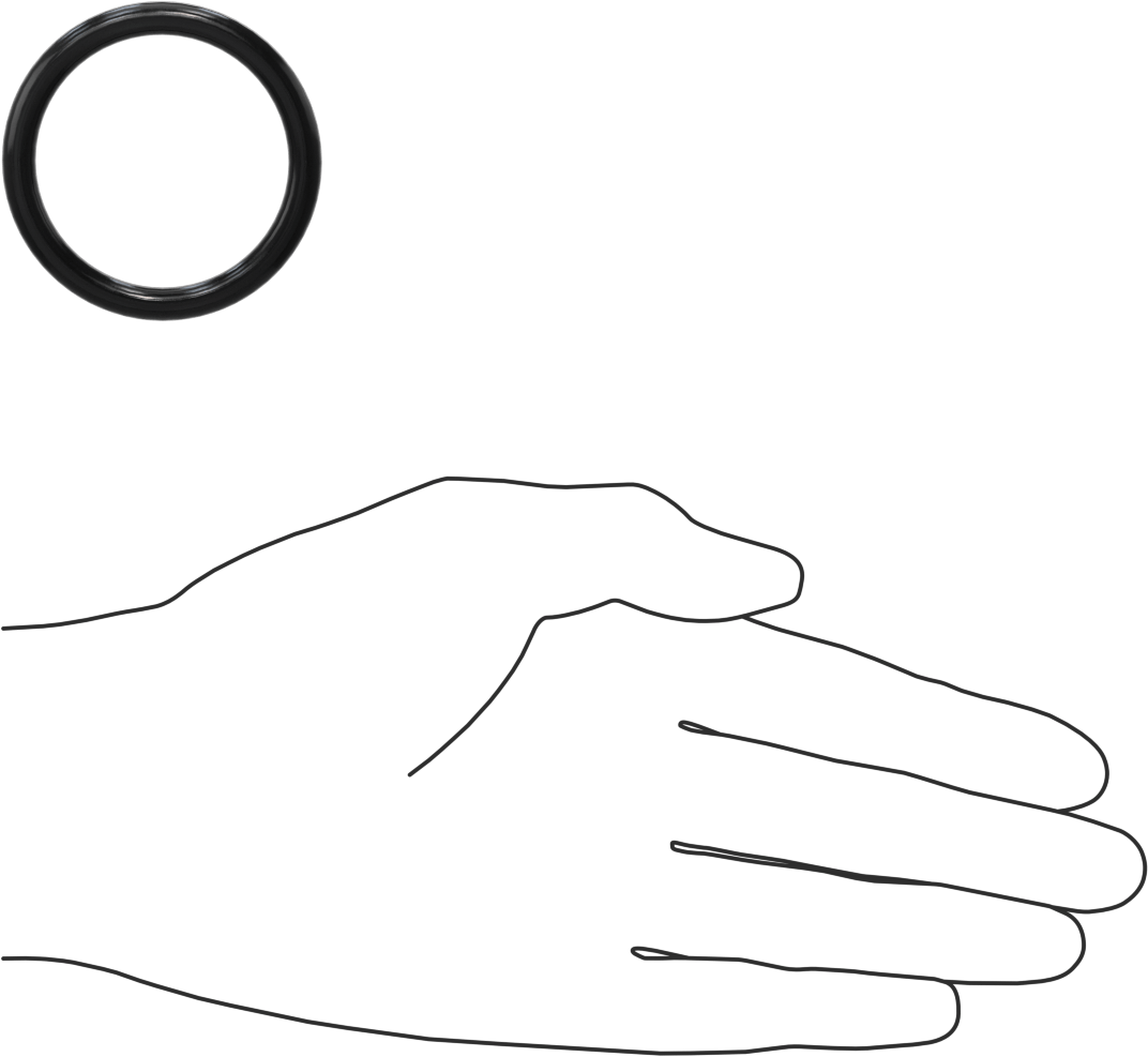 Kimyasallara Dayanıklı Viton® Floroelastomer O-Ring, Süper Esnek, 3/16 Fraksiyonel Genişlik, Dash No. 326