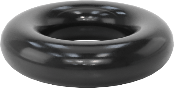 Kimyasallara Dayanıklı Viton® Floroelastomer O-Ring, Süper Esnek, 3/32 Kesirli Genişlik, Dash No. 107
