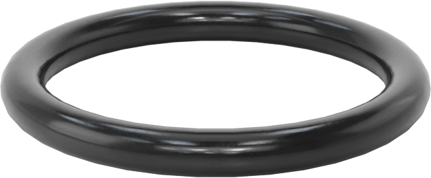 Kimyasallara Dayanıklı Viton® Floroelastomer O-Ring, Süper Esnek, 3/32 Kesirli Genişlik, Dash No. 117