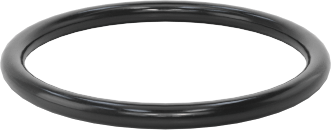 Kimyasallara Dayanıklı Viton® Floroelastomer O-Ring, Süper Esnek, 3/32 Kesirli Genişlik, Dash No. 124