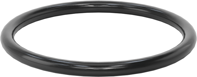 Kimyasallara Dayanıklı Viton® Floroelastomer O-Ring, Süper Esnek, 3/32 Kesirli Genişlik, Dash No. 125