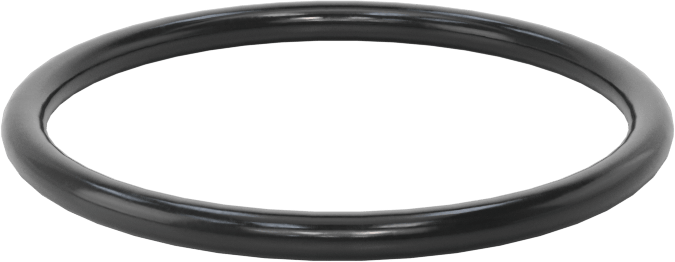Kimyasallara Dayanıklı Viton® Floroelastomer O-Ring, Süper Esnek, 3/32 Kesirli Genişlik, Dash No. 126