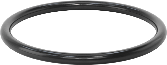 Kimyasallara Dayanıklı Viton® Floroelastomer O-Ring, Süper Esnek, 3/32 Kesirli Genişlik, Dash No. 127