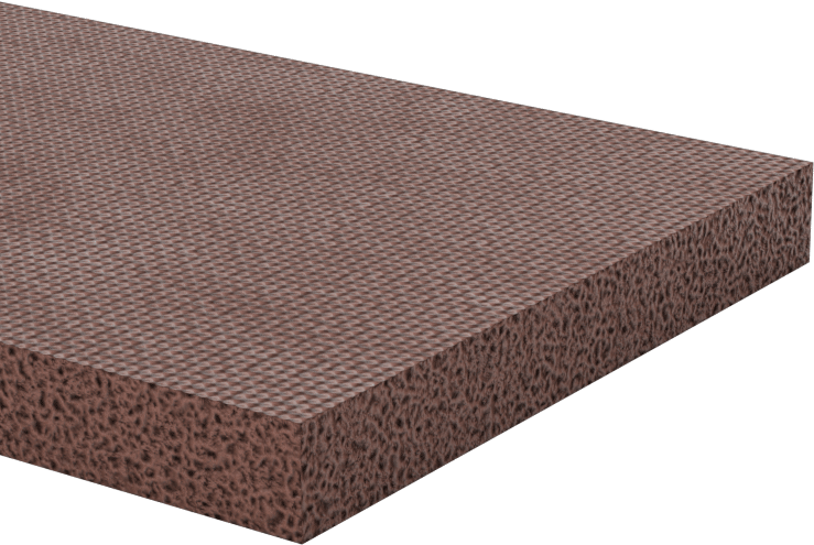 Süper Dayanıklı Yüksek Sıcaklık Silikon Köpük, 2 inç Genişlik x 36 inç Uzunluk, 1/4" Kalınlık, Arka Yüzü Yapışkanlı