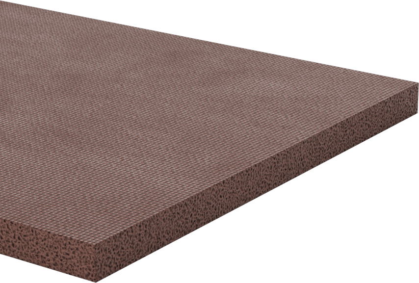 Süper Dayanıklı Yüksek Sıcaklık Silikon Köpük, 4“ Genişlik x 36” Uzunluk, 1/4" Kalınlık, Arka Yüzü Yapışkanlı