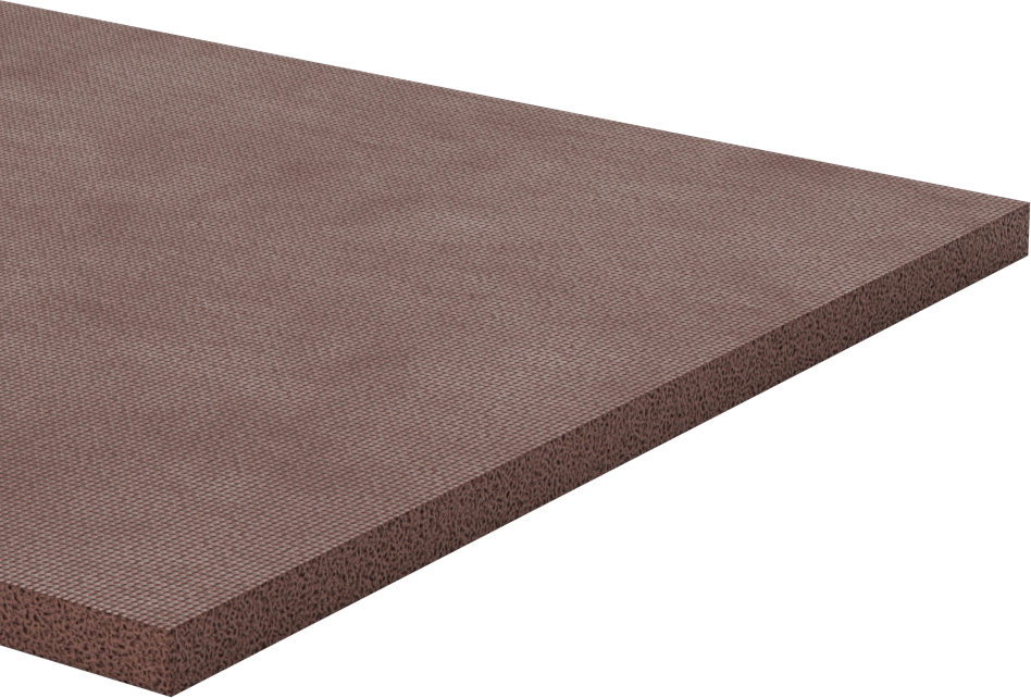 Süper Dayanıklı Yüksek Sıcaklık Silikon Köpük, 6“ Genişlik x 36” Uzunluk, 1/4" Kalınlık, Arka Yüzü Yapışkanlı