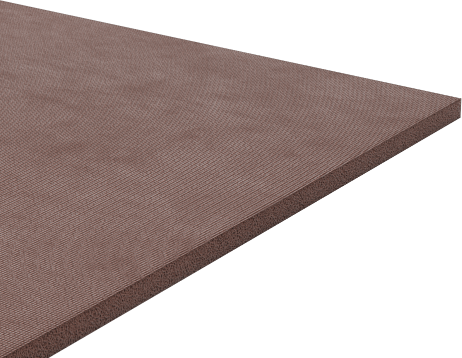 Süper Dayanıklı Yüksek Sıcaklık Silikon Köpük, 12“ Genişlik x 12” Uzunluk, 1/4" Kalınlık, Arka Yüzü Yapışkanlı