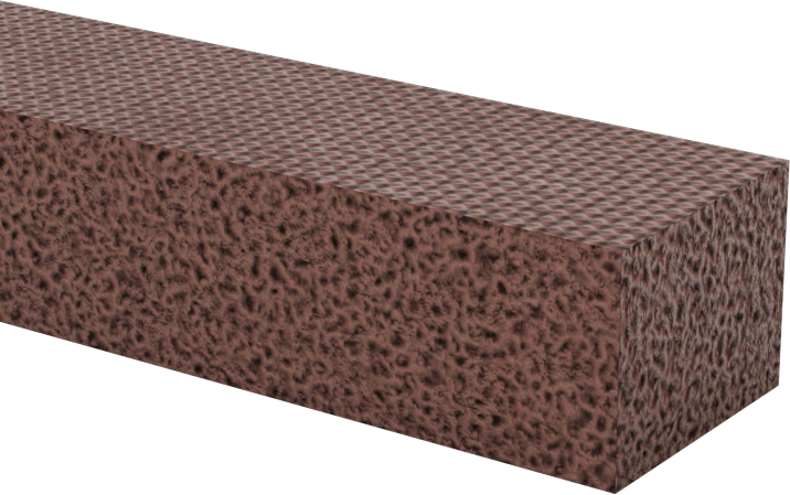 Süper Dayanıklı Yüksek Sıcaklık Silikon Köpük, 1/2“ Genişlik x 36” Uzunluk, 3/8" Kalınlık, Arka Yüzü Yapışkanlı