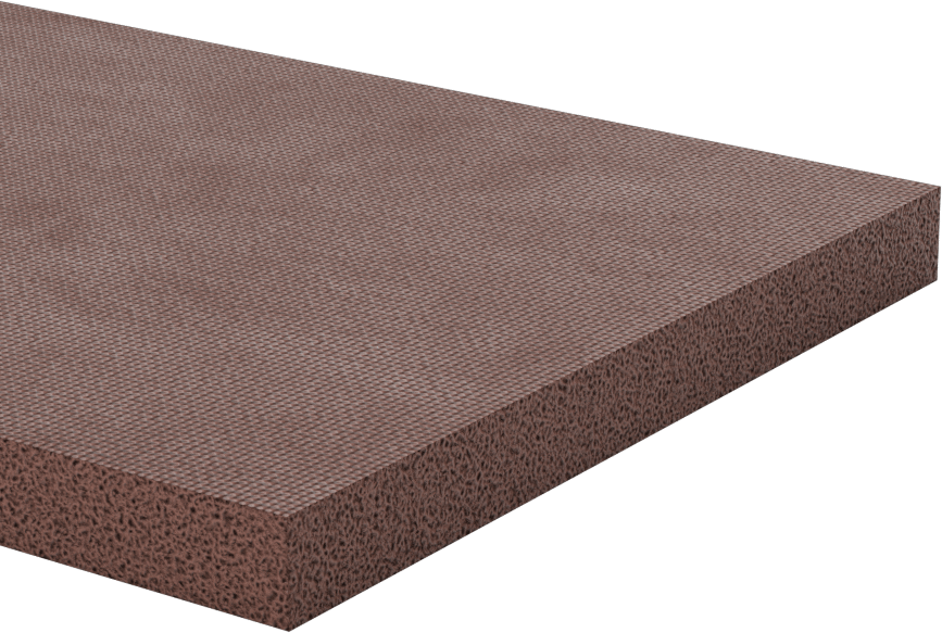 Süper Dayanıklı Yüksek Sıcaklık Silikon Köpük, 4“ Genişlik x 36” Uzunluk, 3/8" Kalınlık, Arka Yüzü Yapışkanlı