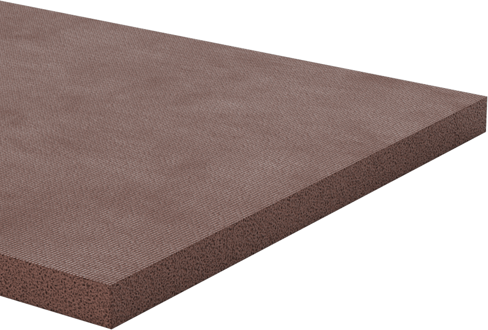 Süper Dayanıklı Yüksek Sıcaklık Silikon Köpük, 6“ Genişlik x 36” Uzunluk, 3/8" Kalınlık, Arka Yüzü Yapışkanlı