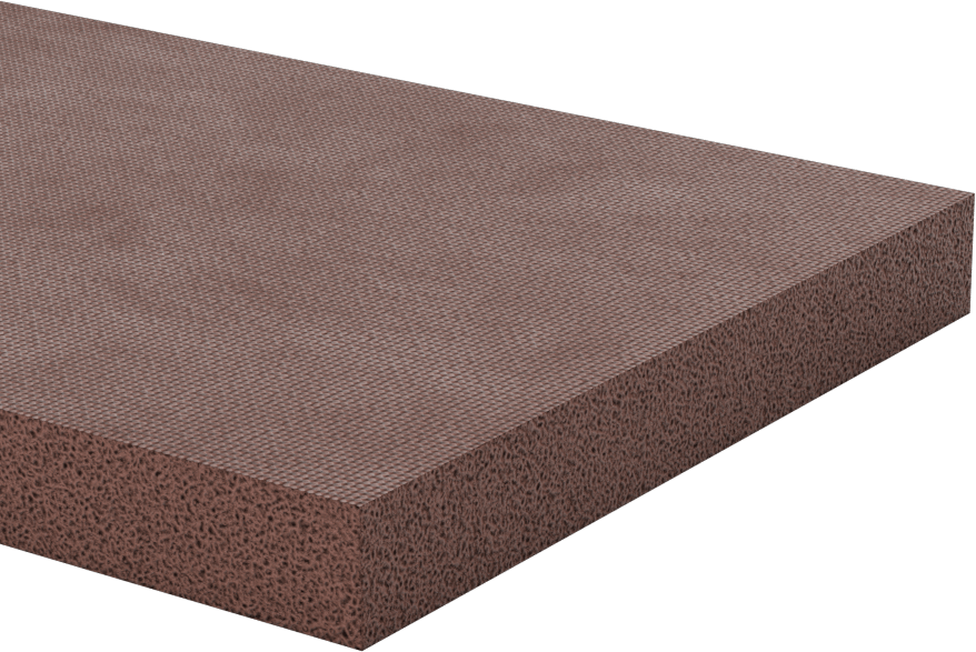 Süper Dayanıklı Yüksek Sıcaklık Silikon Köpük, 4“ Genişlik x 36” Uzunluk, 1/2" Kalınlık, Arka Yüzü Yapışkanlı