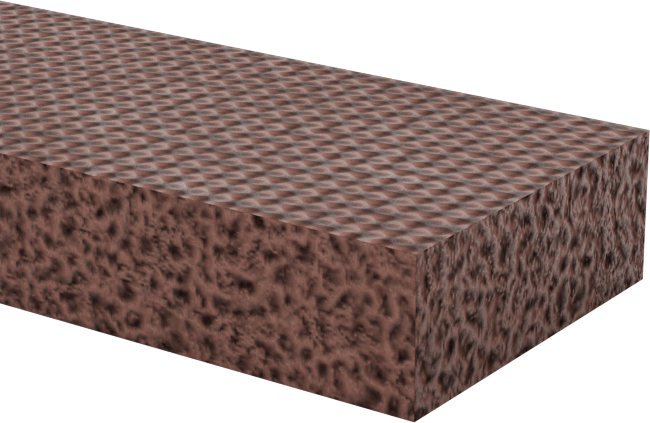 Süper Dayanıklı Yüksek Sıcaklık Silikon Köpük, 1/2“ Genişlik x 36” Uzunluk, 3/16" Kalınlık, Arka Yüzü Yapışkanlı