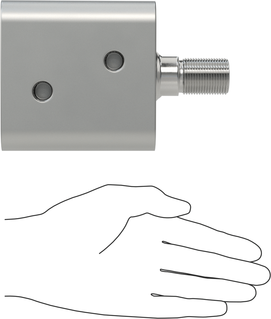 Kompakt Hidrolik Silindir, 2-1/2" Delik Çapı, 1" Strok Uzunluğu