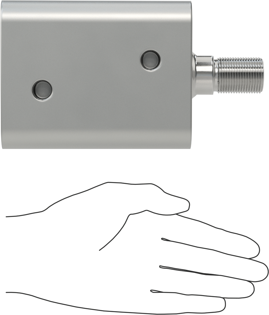 Kompakt Hidrolik Silindir, 2-1/2" Delik Çapı, 2" Strok Uzunluğu