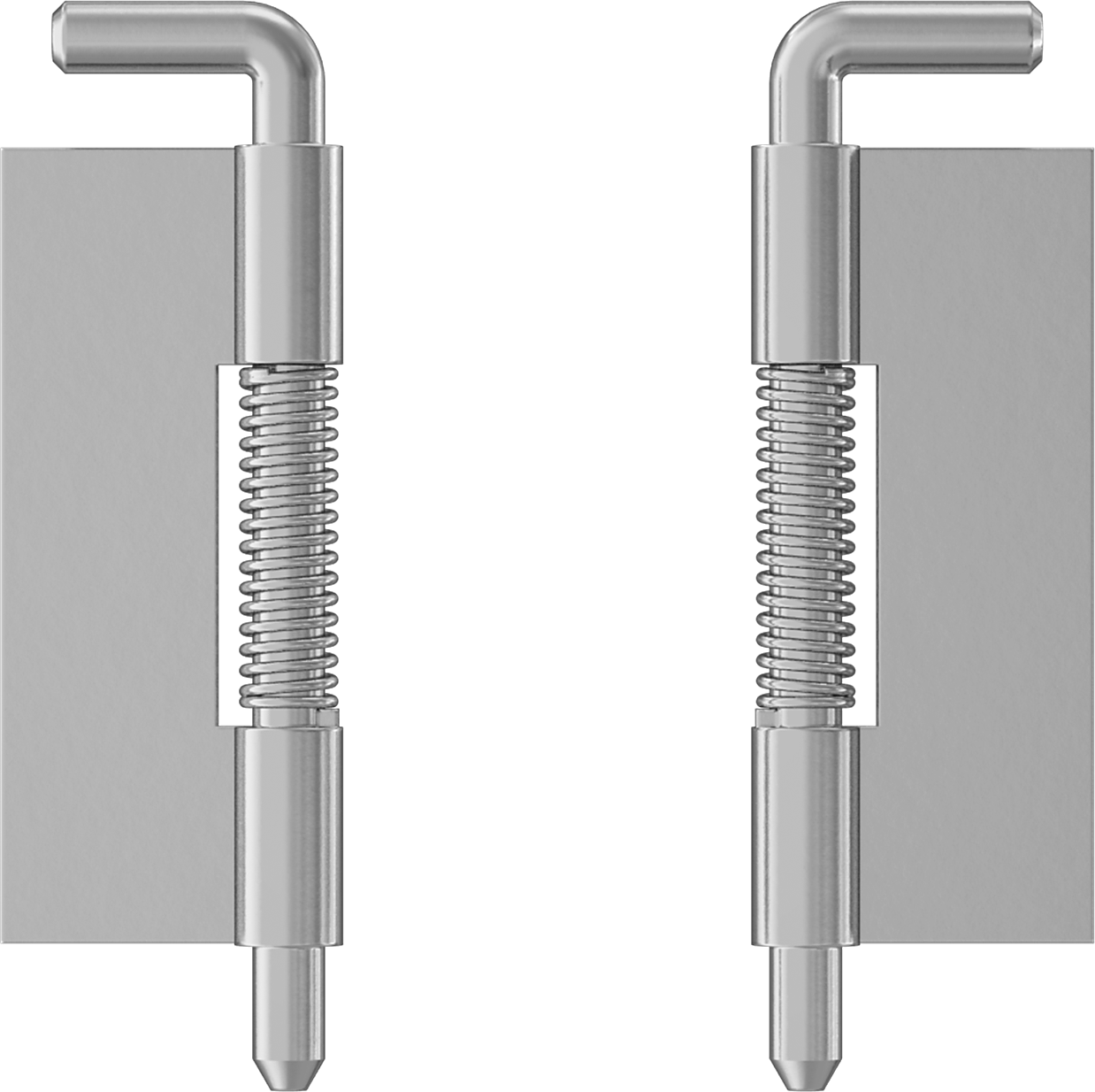 Çekerek Açılan Hızlı Bağlantı Kesme Menteşesi, Delik Olmadan, 300 Paslanmaz Çelik, 2-3/4“ x 1” Kapı Kanadı