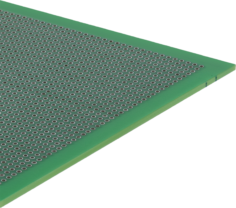 Kullanıma Hazır Devre Kartı, Delikli Ped Bağlantısı için Lehim, 160 mm Uzunluk x 100 mm Genişlik