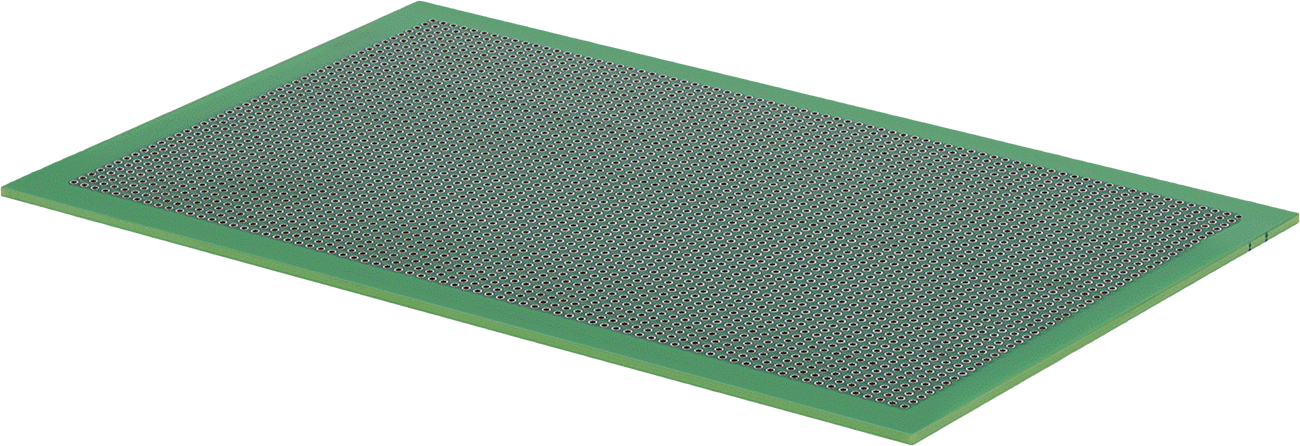 Kullanıma Hazır Devre Kartı, Delikli Ped Bağlantısı için Lehim, 160 mm Uzunluk x 100 mm Genişlik