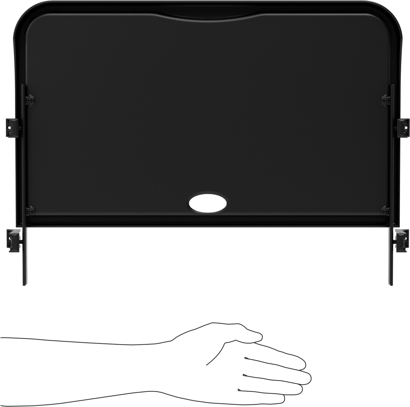 Keyboard Tray, 1-3/8" High x 20-1/2" Wide x 12" Deep
