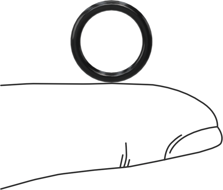 Temiz Oda Viton® Floroelastomer O-Ringler, Kimyasal Dayanıklı, 1/16 Kesirli Genişlik, Dash Numarası 013
