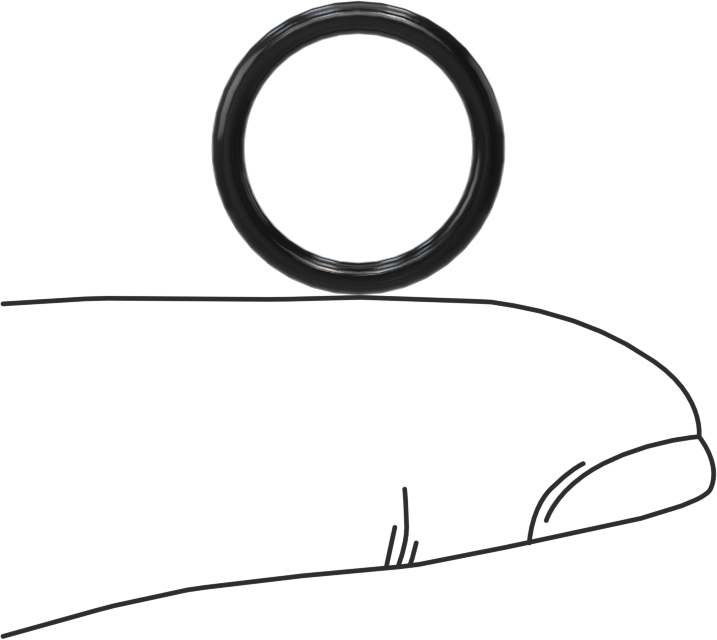 Temiz Oda Viton® Floroelastomer O-Ringler, Kimyasal Dayanıklı, 1/16 Kesirli Genişlik, Dash Numarası 014