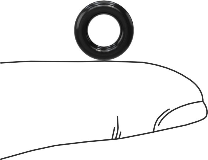 Temiz Oda Viton® Floroelastomer O-Ringler, Kimyasal Dayanıklı, 3/32 Kesirli Genişlik, Dash Numarası 108