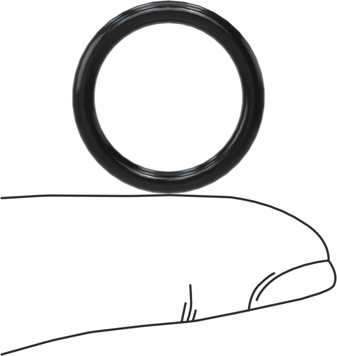 Temiz Oda Viton® Floroelastomer O-Ringler, Kimyasal Dayanıklı, 3/32 Kesirli Genişlik, Dash No. 115