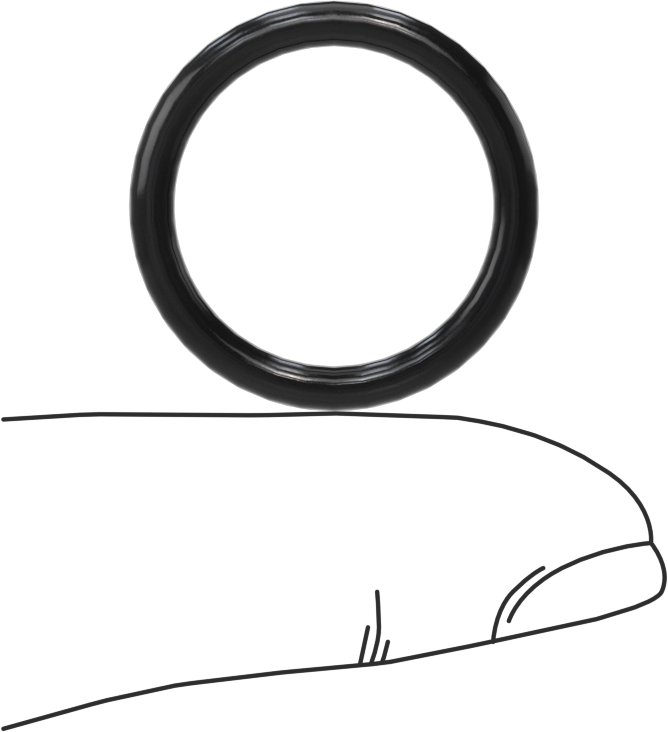 Temiz Oda Viton® Floroelastomer O-Ringler, Kimyasal Dayanıklı, 3/32 Kesirli Genişlik, Dash Numarası 116