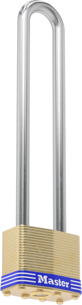 Lamine Pirinç Gövdeli Hava Koşullarına Dayanıklı Asma Kilit, Ekstra Boşluklu, Master Lock 2, 5-3/4" Dikey Boşluk