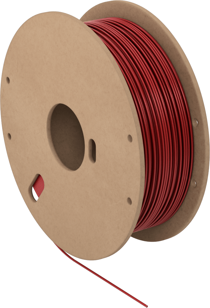 3D Yazıcı Filamenti, Pla, Opak Kırmızı, 1,75 mm Çap, 1000 G