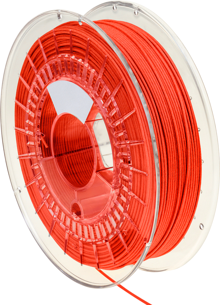3D Yazıcı Filamenti, Pla, Opak Kırmızı, 1,75 mm Çap, 1000 G