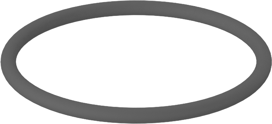 Metal Dedektörü Sınıfı Floroelastomer O-Ring, Kimyasal Dayanıklı, 1/16 Kesirli Genişlik, Dash Numarası 024