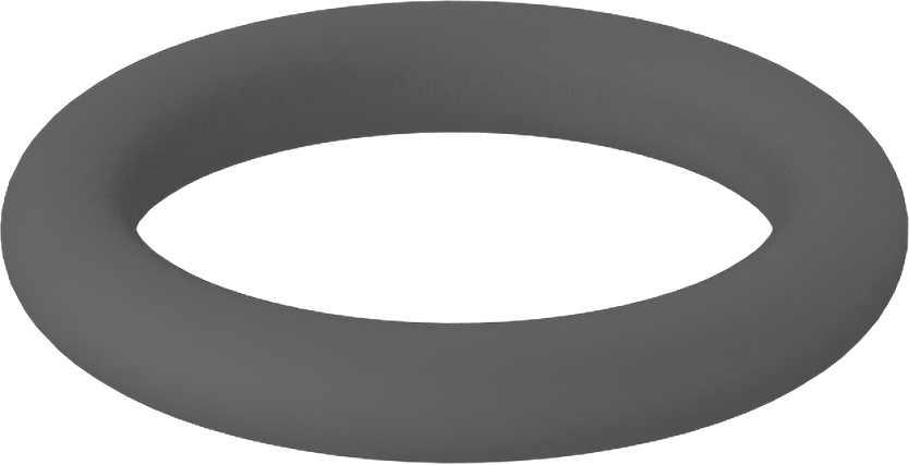 Metal Dedektörü Sınıfı Floroelastomer O-Ring, Kimyasal Dayanıklı, 3/32 Kesirli Genişlik, Dash No. 112