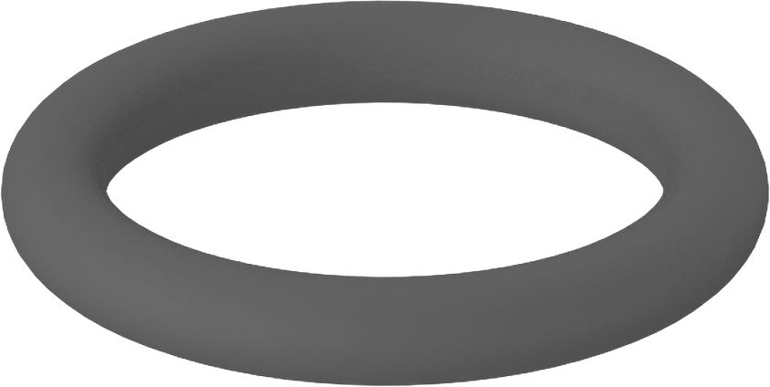 Metal Dedektörü Sınıfı Floroelastomer O-Ring, Kimyasal Dayanıklı, 3/32 Kesirli Genişlik, Dash Numarası 113