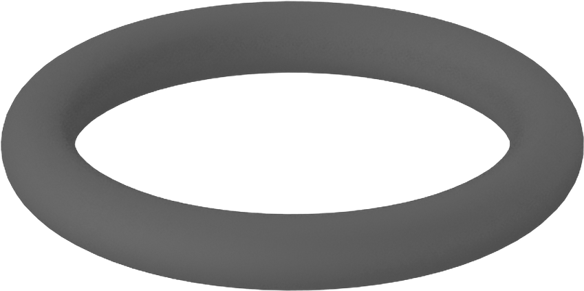 Metal Dedektörü Sınıfı Floroelastomer O-Ring, Kimyasal Dayanıklı, 3/32 Kesirli Genişlik, Dash Numarası 114
