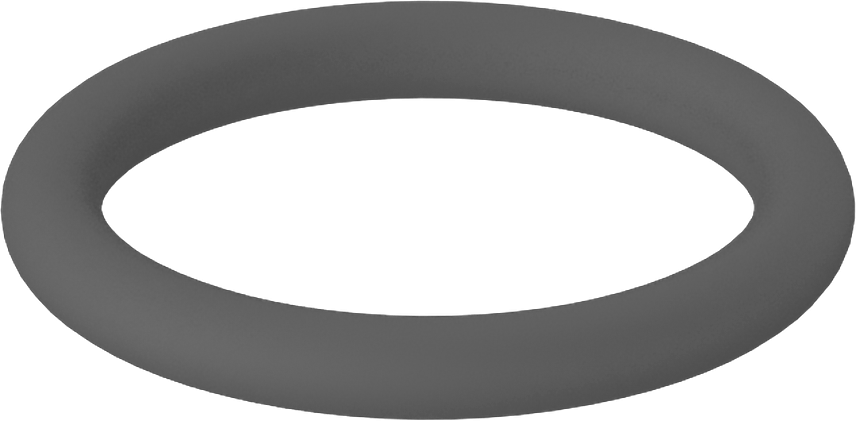 Metal Dedektörü Sınıfı Floroelastomer O-Ring, Kimyasal Dayanıklı, 3/32 Kesirli Genişlik, Dash No. 115