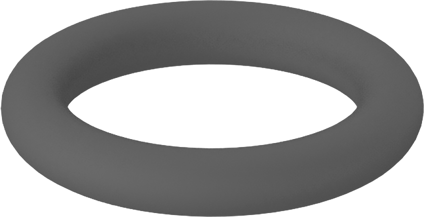 Metal Dedektörü Sınıfı Floroelastomer O-Ring, Kimyasal Dayanıklı, 1/8 Kesirli Genişlik, Dash Numara 208