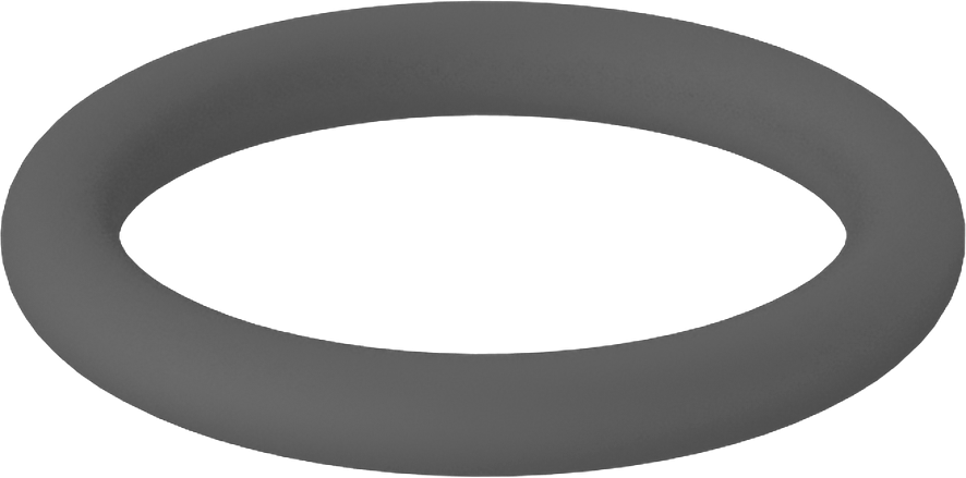 Metal Dedektörü Sınıfı Floroelastomer O-Ring, Kimyasal Dayanıklı, 1/8 Kesirli Genişlik, Dash No. 212