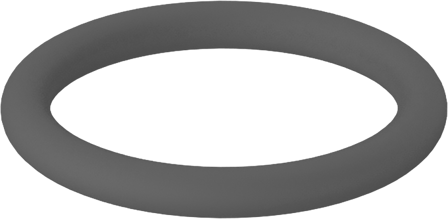Metal Dedektörü Sınıfı Floroelastomer O-Ring, Kimyasal Dayanıklı, 1/8 Kesirli Genişlik, Dash Numarası 214