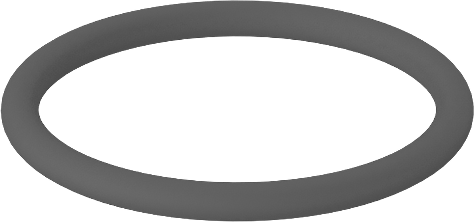 Metal Dedektörü Sınıfı Floroelastomer O-Ring, Kimyasal Dayanıklı, 1/8 Kesirli Genişlik, Dash No. 222