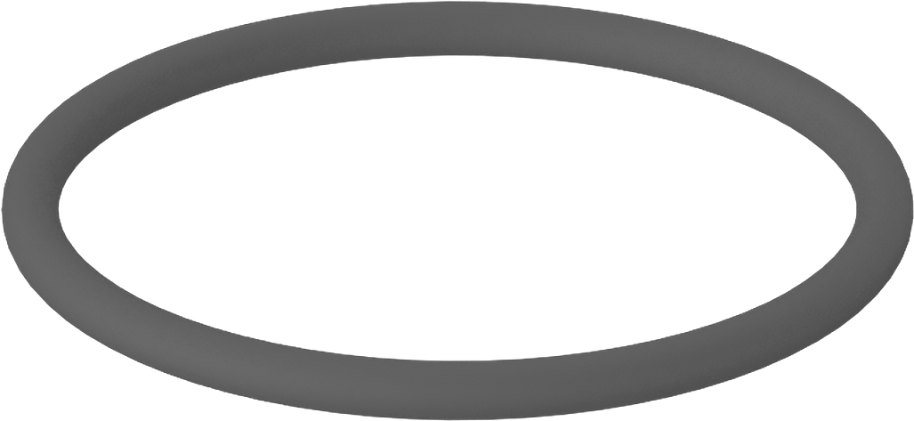 Metal Dedektörü Sınıfı Floroelastomer O-Ring, Kimyasal Dayanıklı, 1/8 Kesirli Genişlik, Dash No. 226