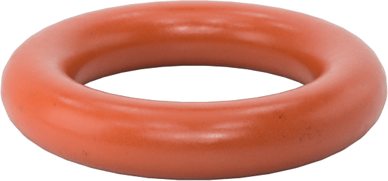Metal ve X-Ray ile Algılanabilir Silikon O-Ringler, Yüksek Sıcaklık, 1/16 Kesirli Genişlik, Dash Numarası 010