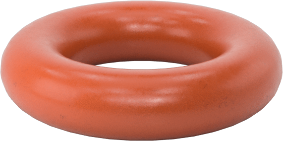 Metal ve X-Ray ile Algılanabilir Silikon O-Ringler, Yüksek Sıcaklık, 3/32 Kesirli Genişlik, Dash Numarası 108