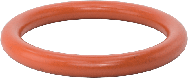 Metal ve X-Ray ile Algılanabilir Silikon O-Ringler, Yüksek Sıcaklık, 1/8 Kesirli Genişlik, Dash Numarası 214