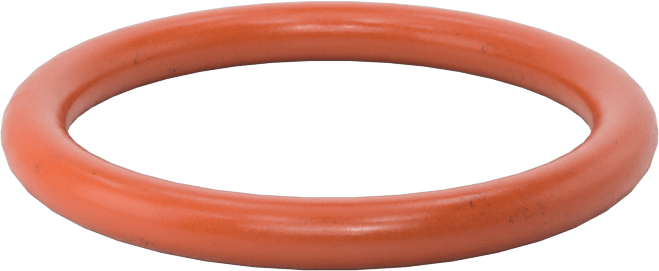 Metal ve X-Ray ile Algılanabilir Silikon O-Ringler, Yüksek Sıcaklık, 1/8 Kesirli Genişlik, Dash No. 216