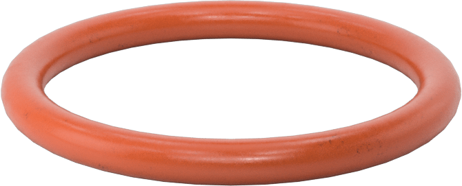 Metal ve X-Ray ile Algılanabilir Silikon O-Ringler, Yüksek Sıcaklık, 1/8 Kesirli Genişlik, Dash Numara 218