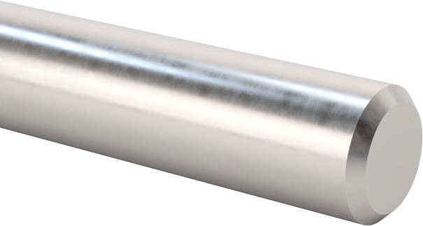 Döner Mil, 12L14 Karbon Çelik, 1/16" Çap, 12" Uzunluk