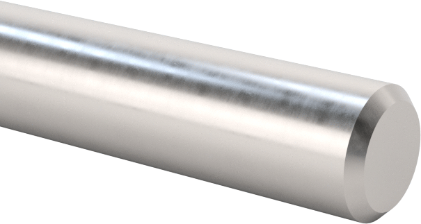 Döner Mil, 12L14 Karbon Çelik, 1/16" Çap, 24 inç Uzunluk