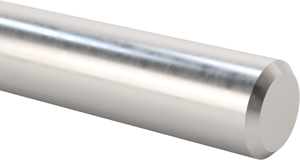 Döner Mil, 12L14 Karbon Çelik, 1/16" Çap, 4" Uzunluk