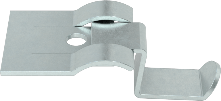 Aşağıya Çıtçıtlı Çekme Mandalı, Çinko Kaplı Çelik, 1-1/4" Kilitleme Mesafesi