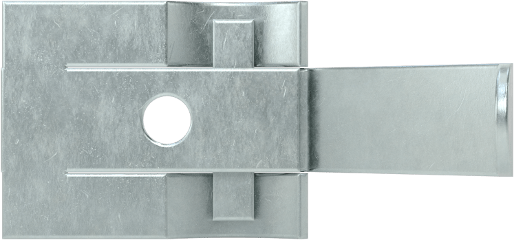 Aşağıya Çıtçıtlı Çekme Mandalı, Çinko Kaplı Çelik, 1-11/16" Kilitleme Mesafesi